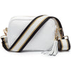 CROSSBODY WEISS (SCHWARZ/GOLD/WEISS RIEMEN)