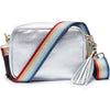 CROSSBODY SILBER (REGENBOGEN-RIEMEN)