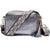 Crossbody Metallic Pewter (Baroque Strap)