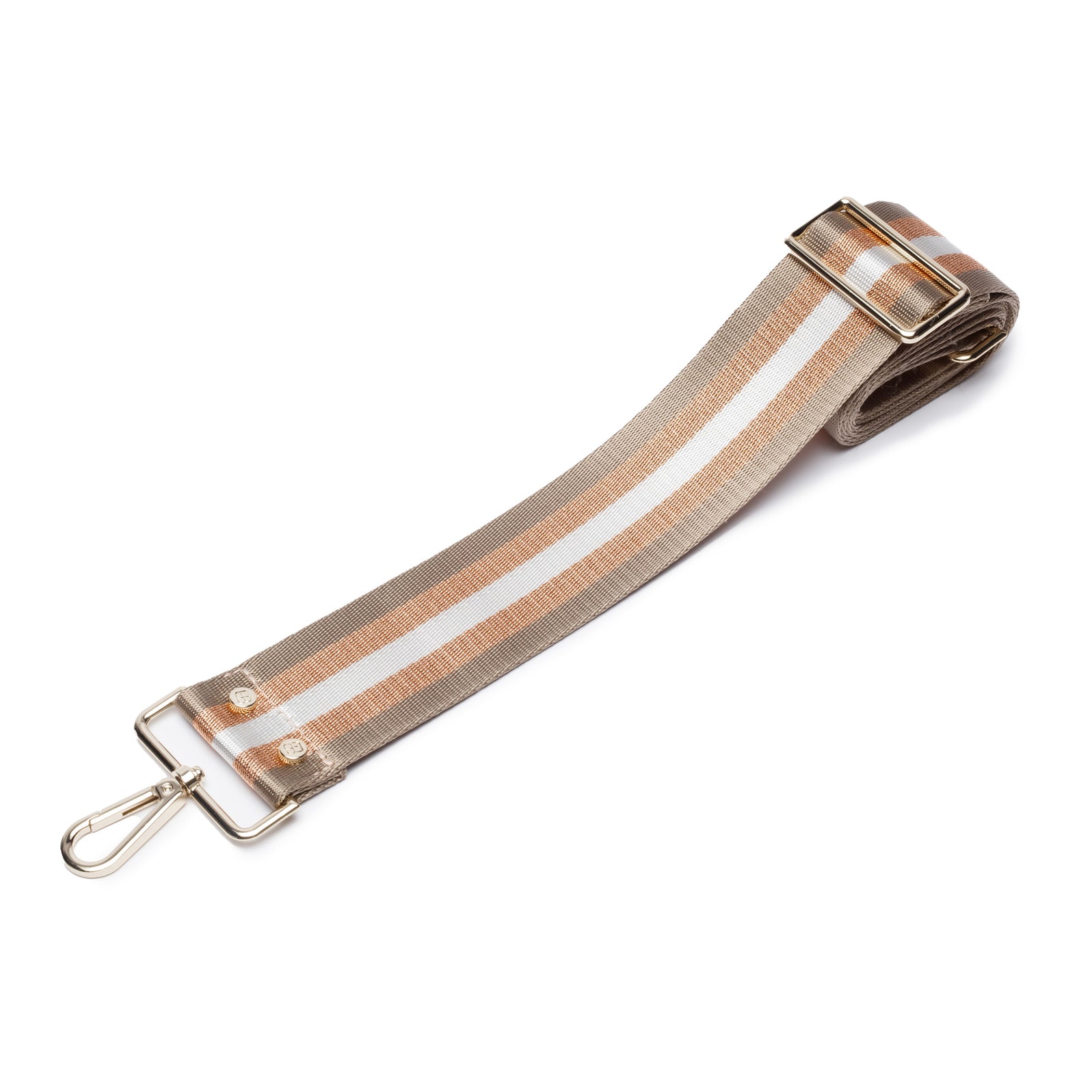 Crossbody strap - Champagne Stripes