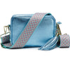 Crossbody Azurblau (Himmelblaues Chevron-Armband)