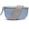 Sling Bag - Powder Blue (Sky Blue Chevron Strap)