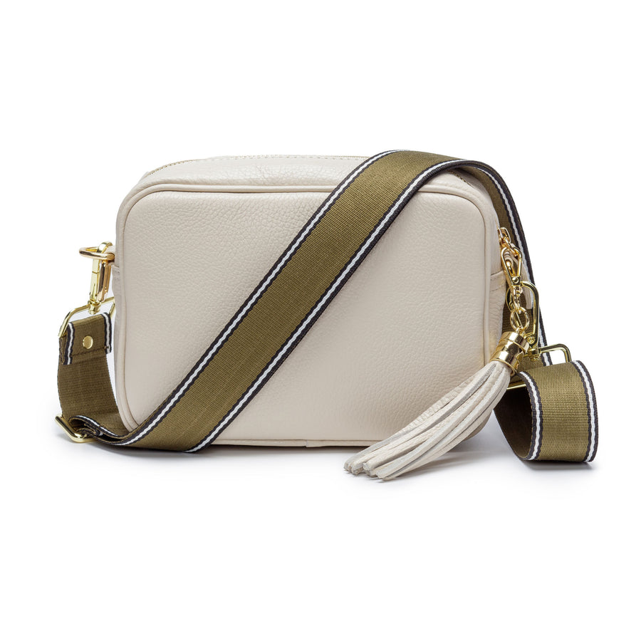 CROSSBODY-STEIN (OLIVENSTREIFEN-RIEMEN)