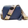 CROSSBODY MARINEBLAU (ROSA CAMOUFLAGE-RIEMEN)