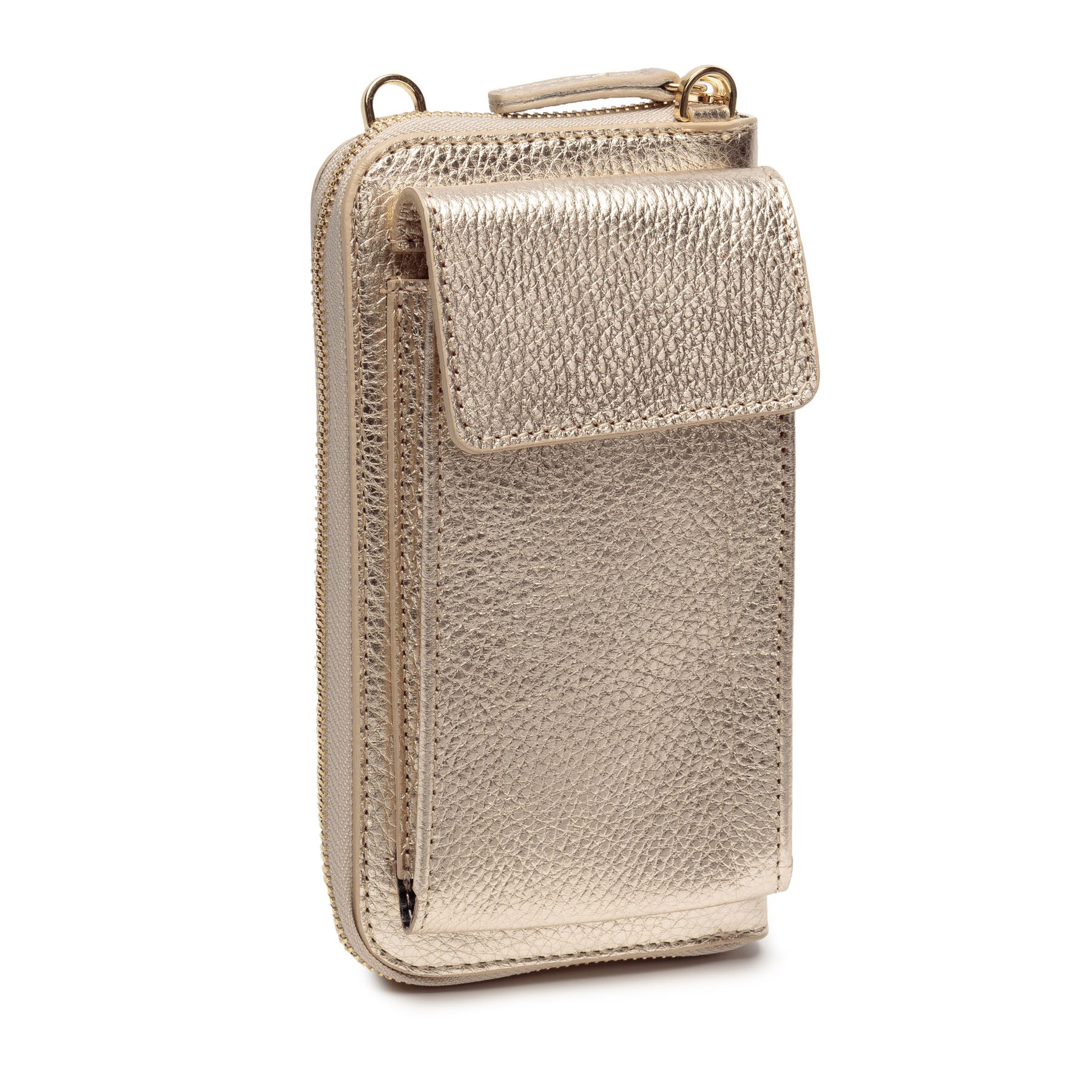 Phone Bag Gold (Gold Chevron Gurt)