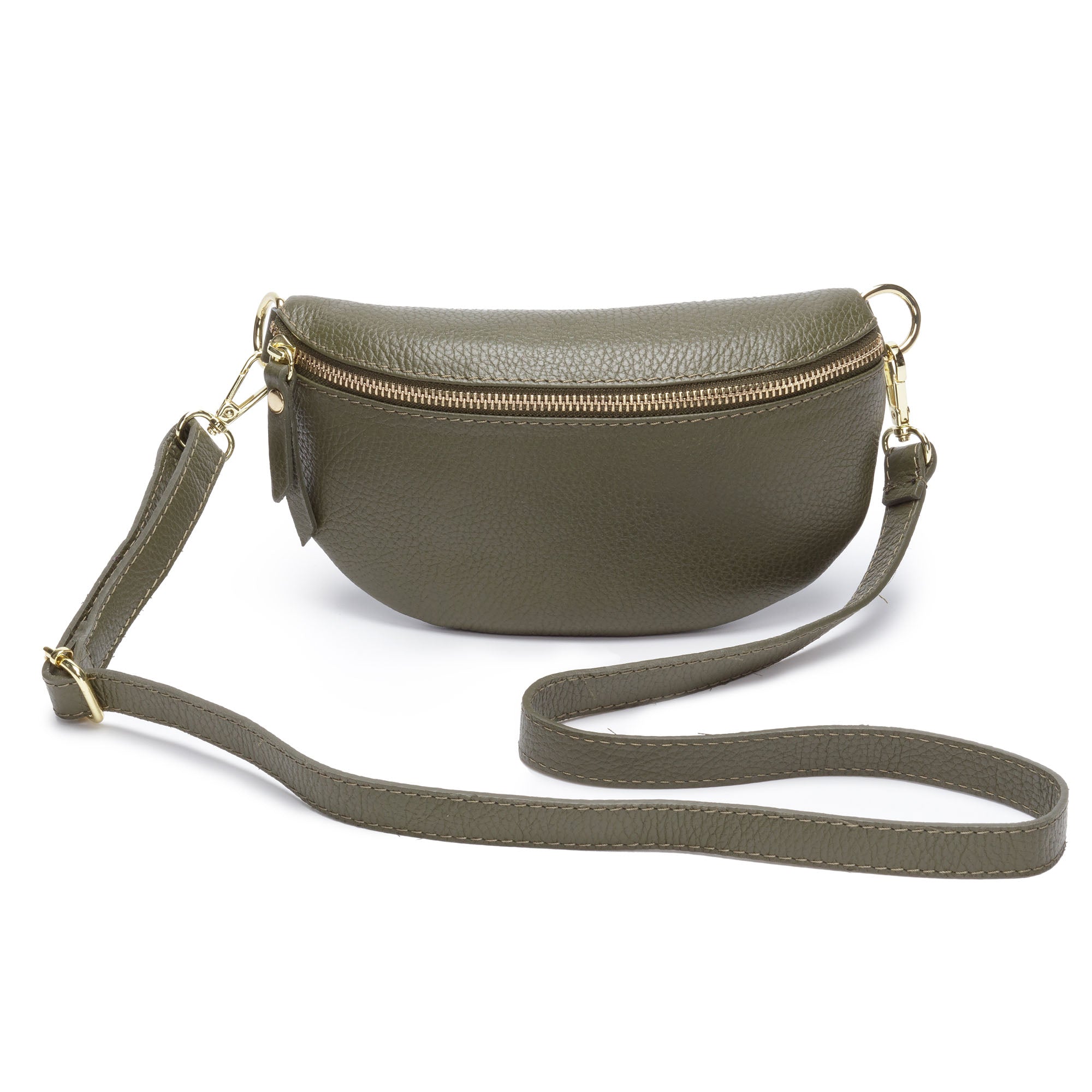 Sling Bag - Olive with Army Stripes Strap