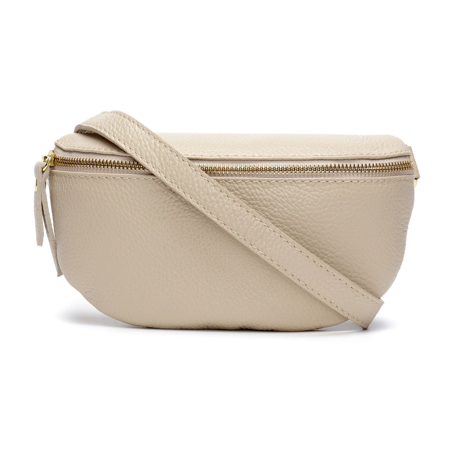 Sling Bag - Stone with Aztec Strap