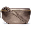 SLING TASCHE - BRONZE (SILBER CHEVRON RIEMEN)