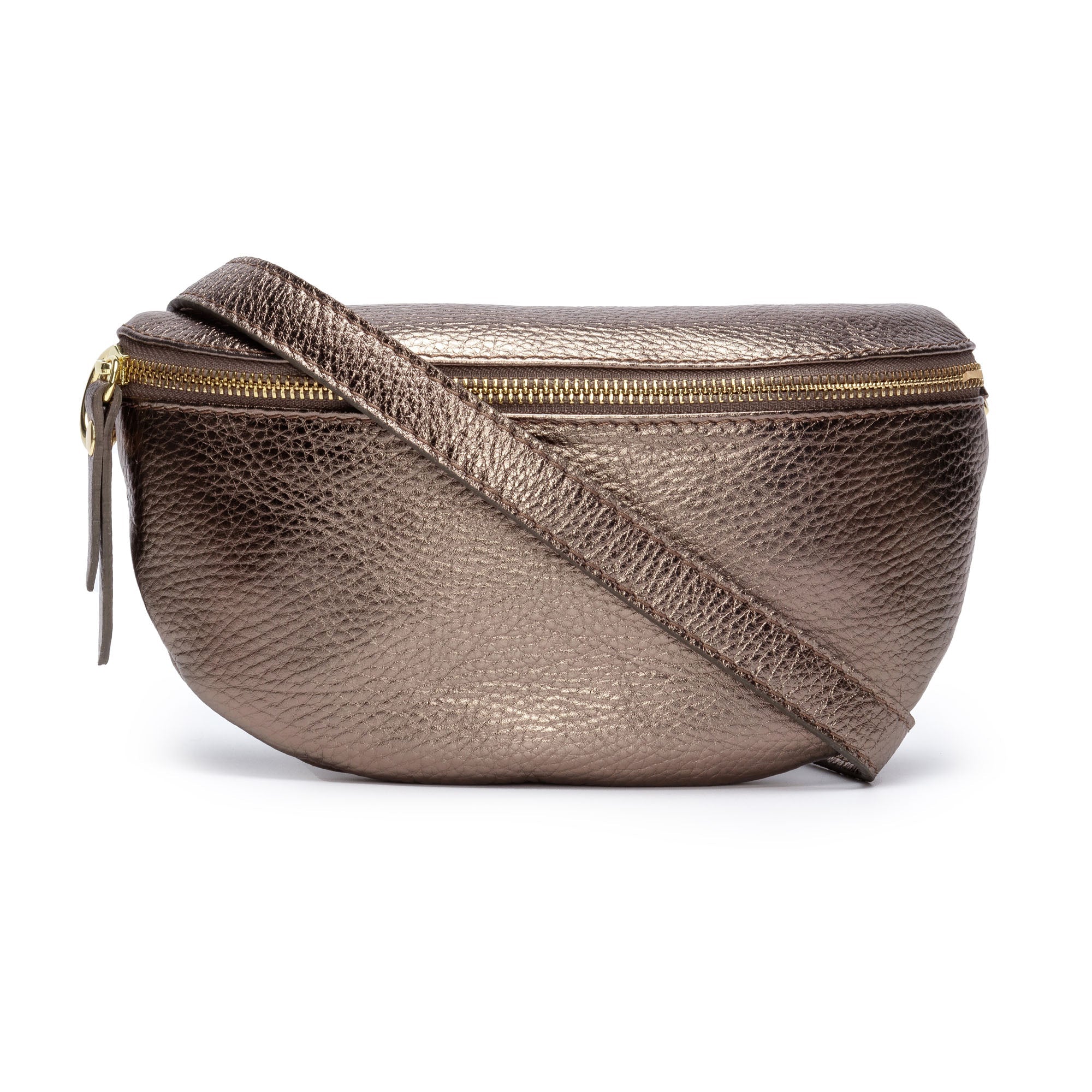 Sling Bag - Bronze with Black/Gold/White Strap