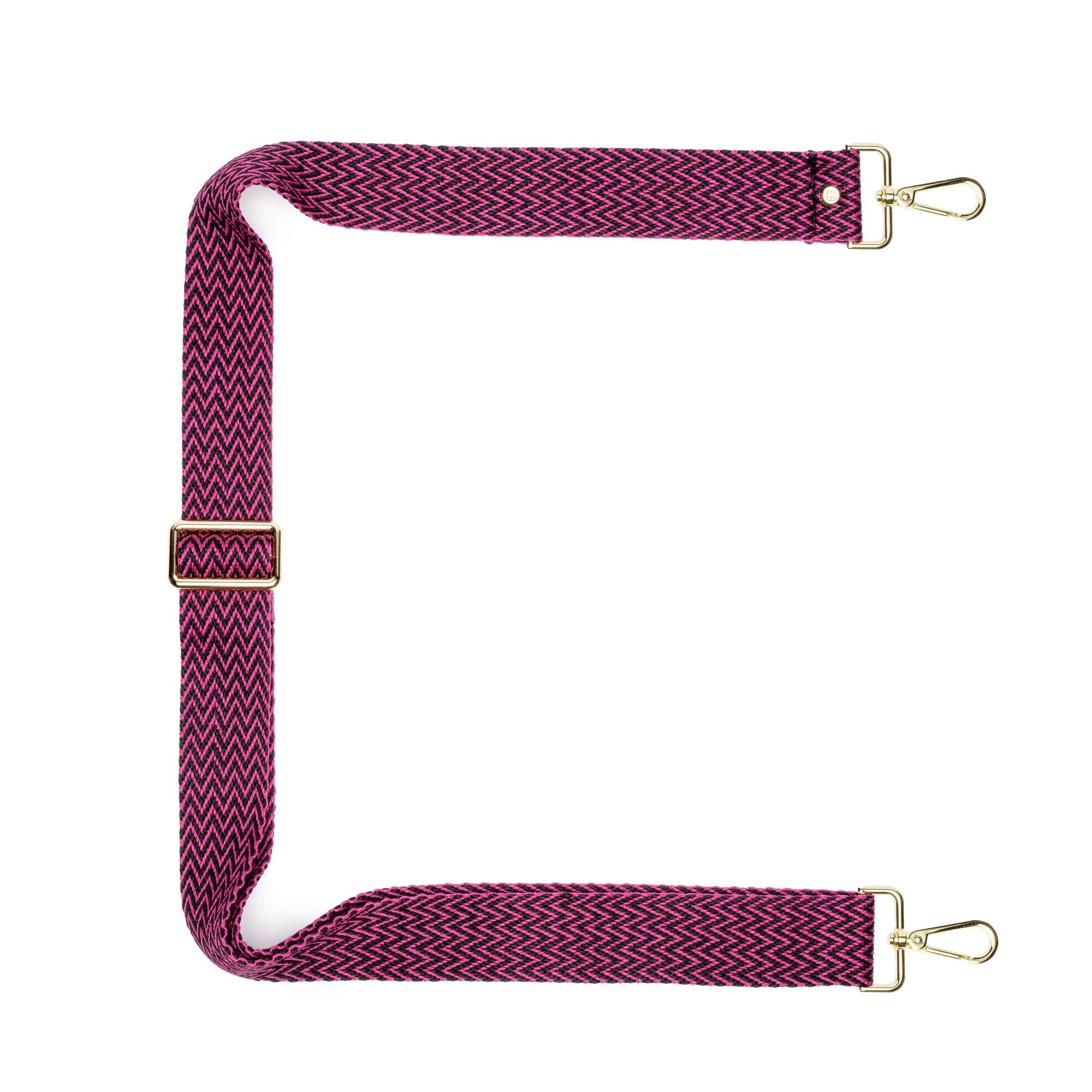 Crossbody strap - Purple Zigzag
