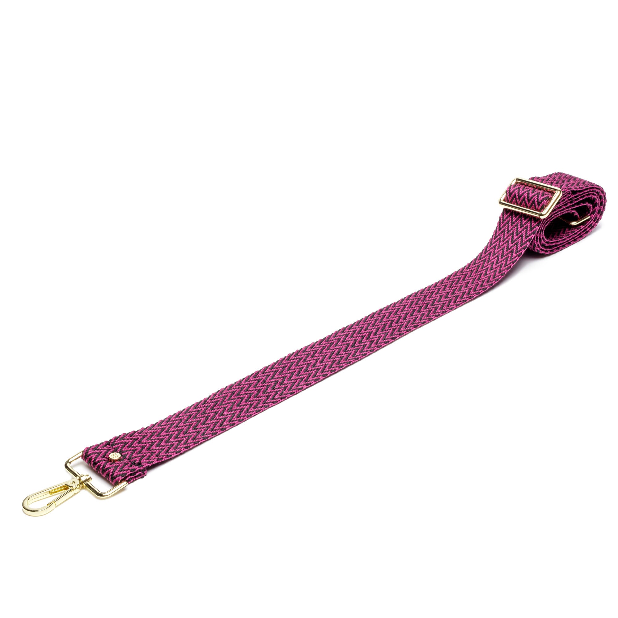 Crossbody strap - Purple Zigzag
