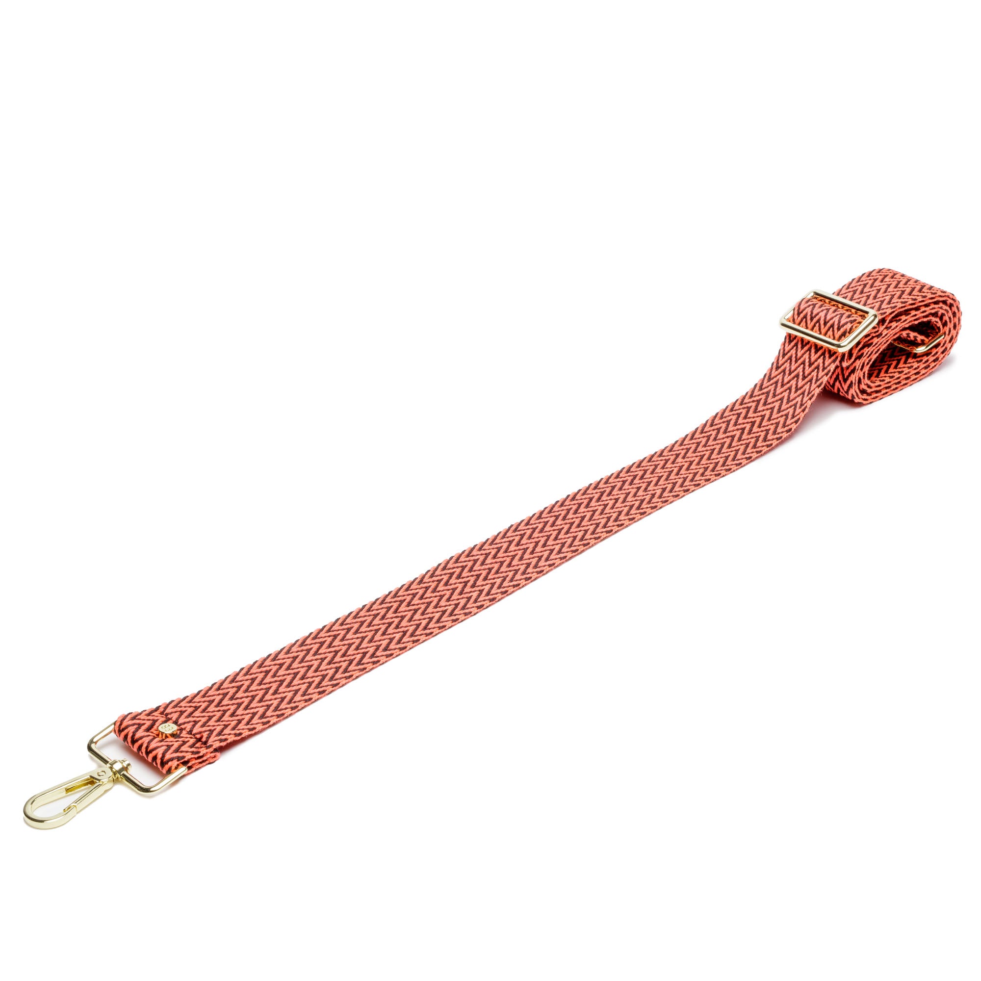 Crossbody strap - Orange Zigzag