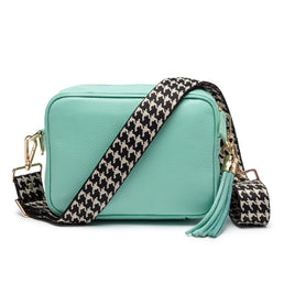 Crossbody strap - Black Dogtooth