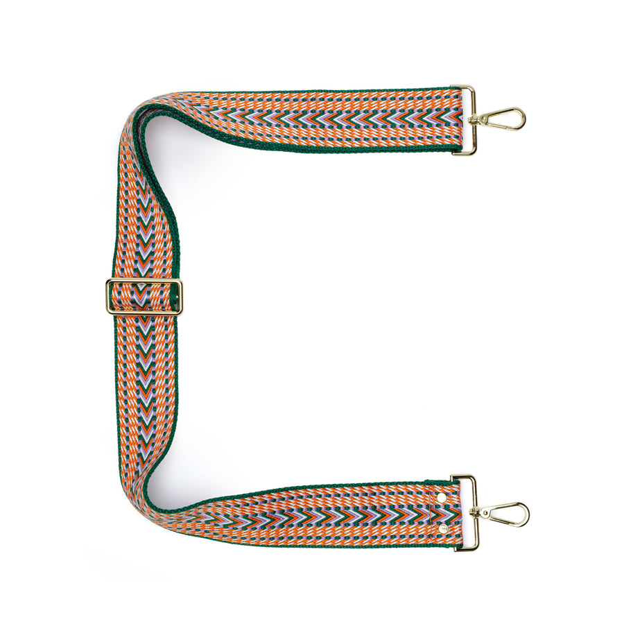 CROSSBODY GURT - GRÜNE AZTEKEN