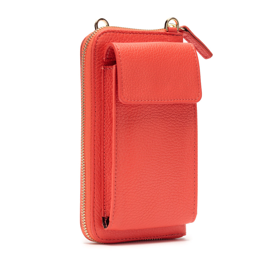 PHONEBAG KORALLE (TANGERINE CHEVRON RIEMEN)