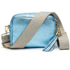 Crossbody Azurblau (Himmelblaues Chevron-Armband)