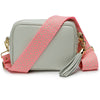 Crossbody Marble (Pink Knitted Diamond Strap)