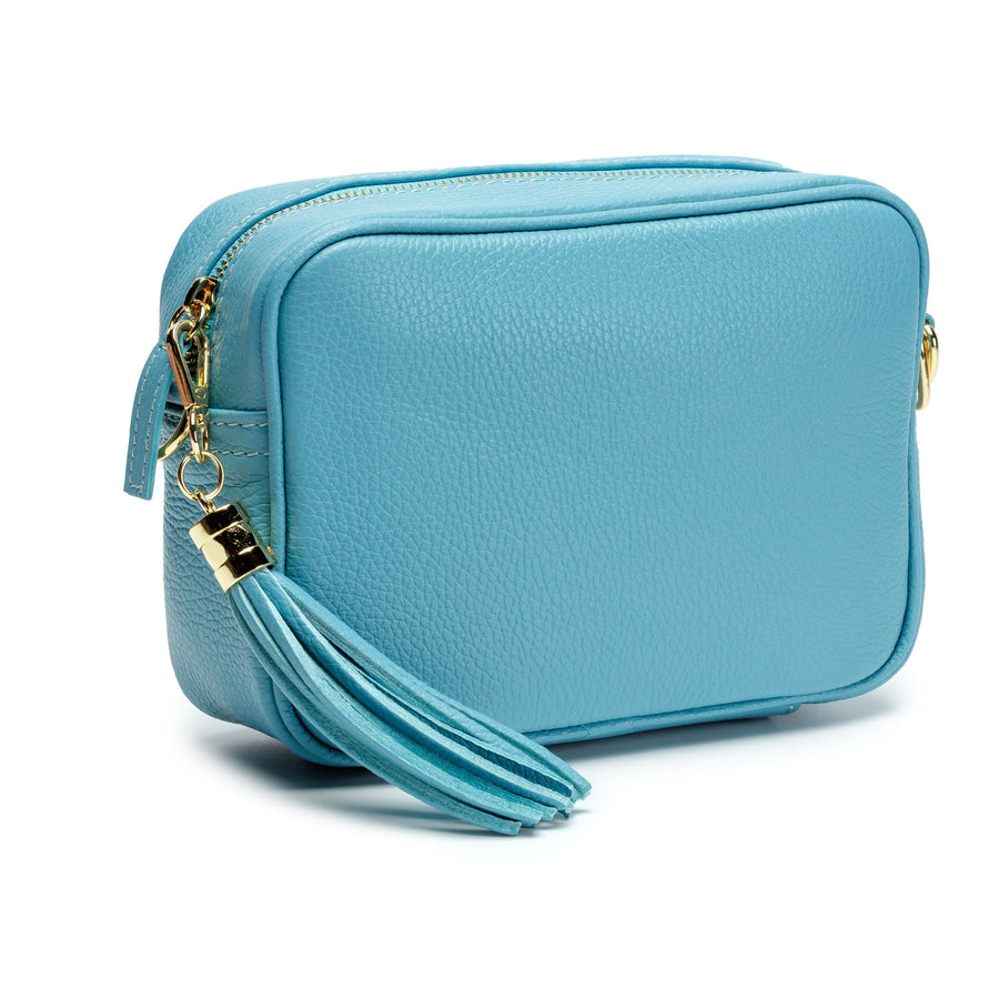 Crossbody Aqua (Sky Blue Chevron Strap)