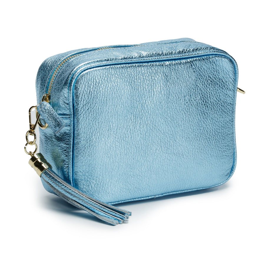 Crossbody Azurblau (Blauer Azteken-Taschengurt)