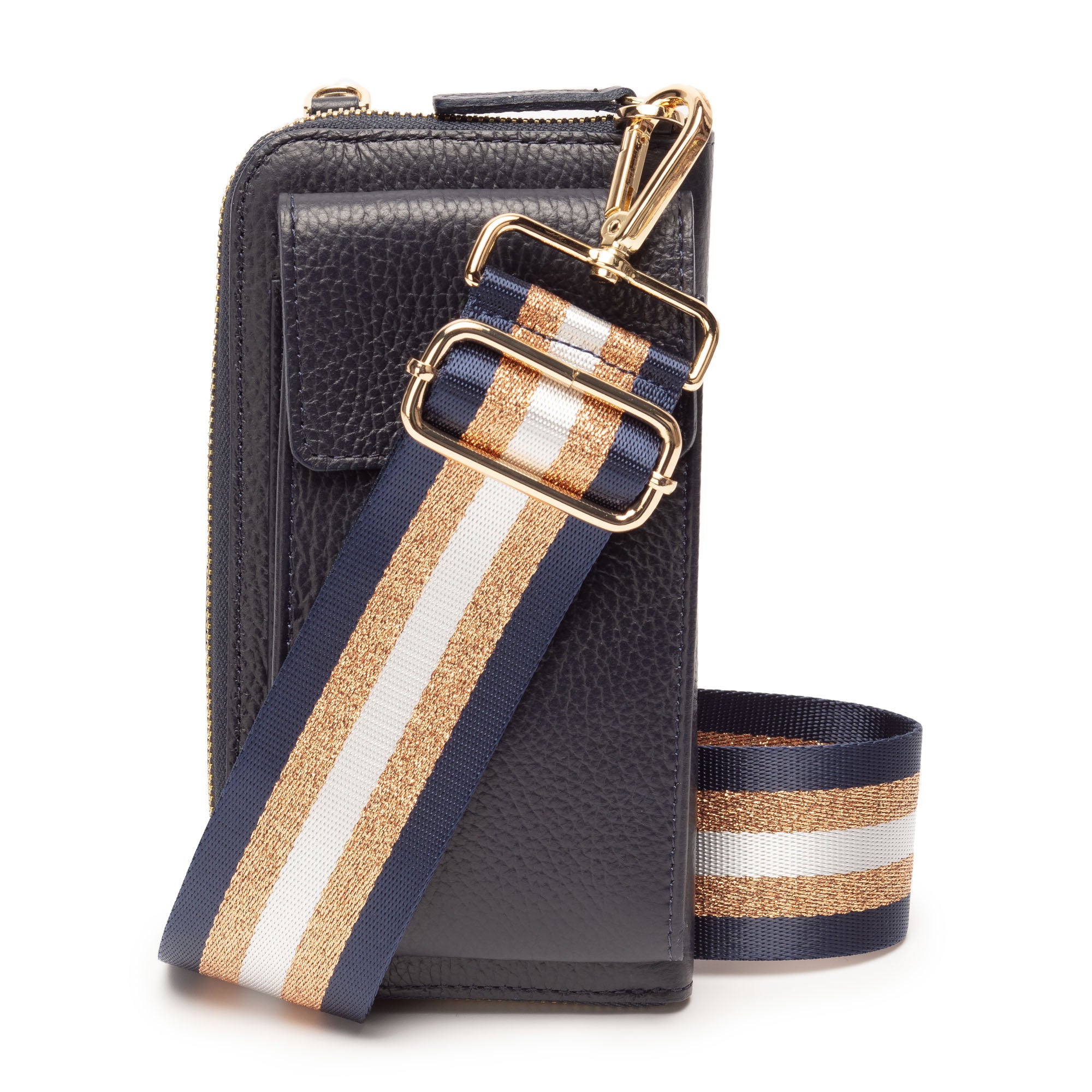 Phonebag Navy (Navy copper strap)