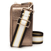 PHONEBAG BRONZE (SCHWARZ/GOLD/WEISS RIEMEN)