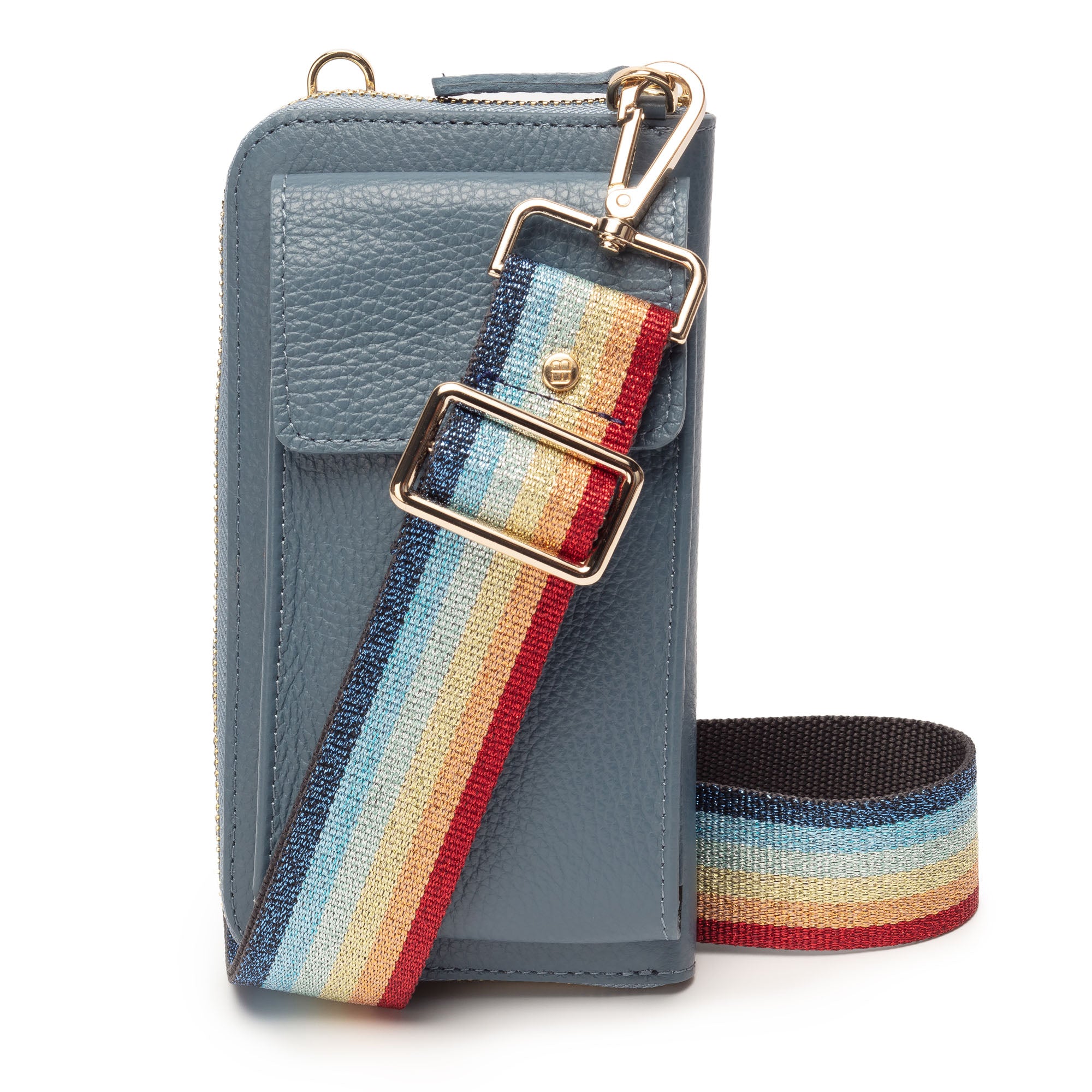 Phonebag Light Blue (Rainbow strap)
