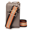 Phonebag Grey (Orange/Black strap)