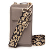 Phonebag Grey (Leopard strap)