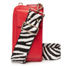Phonebag Red (Zebra strap)