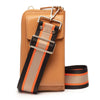 PHONEBAG HELLBRAUN (ORANGE/SCHWARZER RIEMEN)