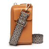 Phonebag Tan (Knitted Diamond strap)