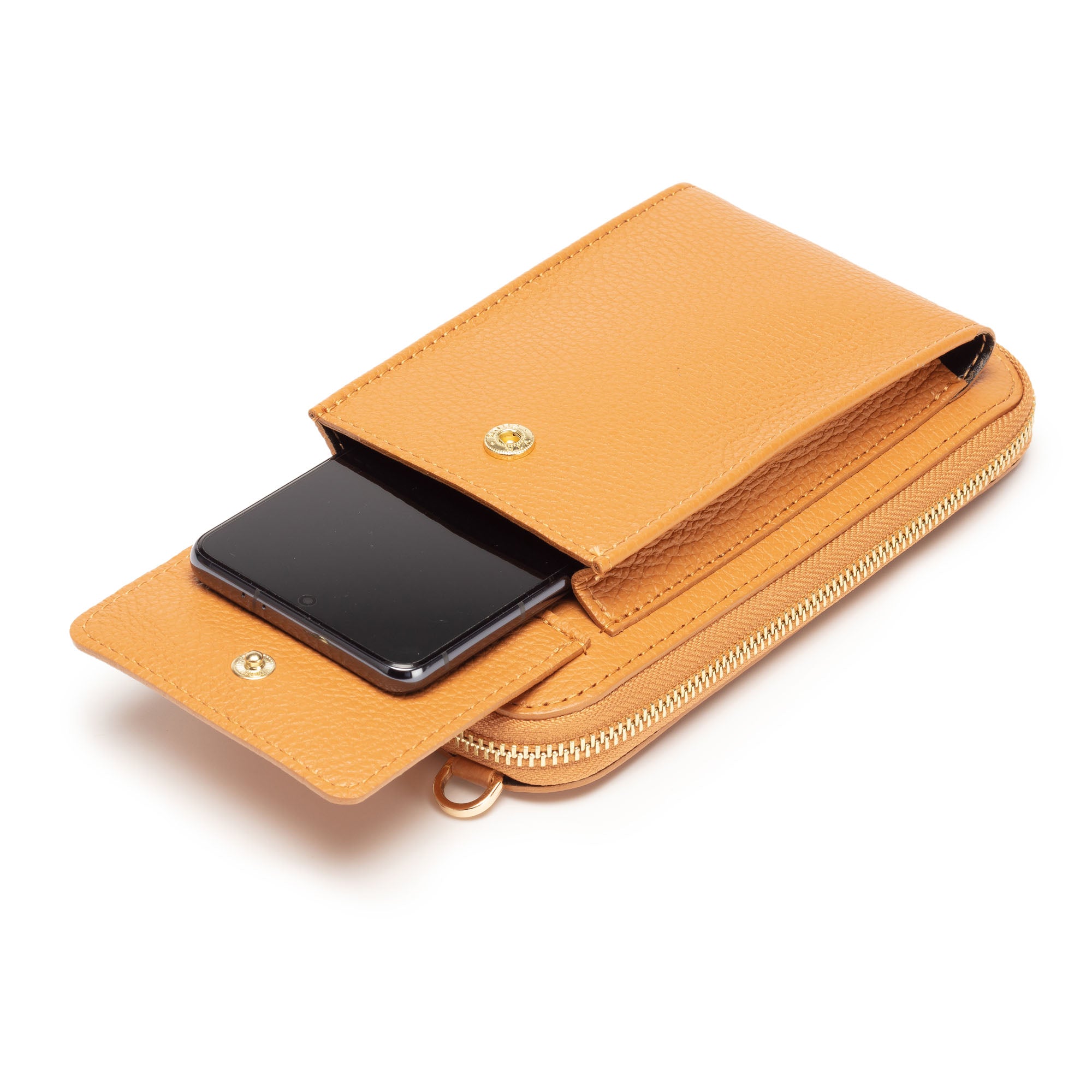 Phonebag Tan (Gold Chain strap)