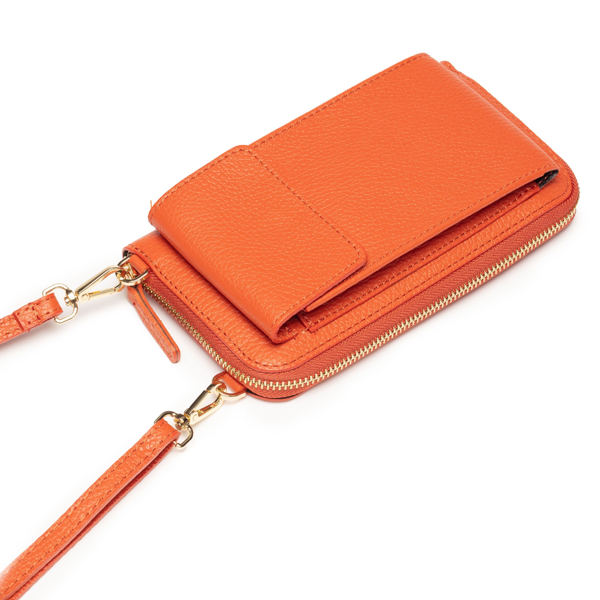 Phonebag Orange (Navy Copper strap)