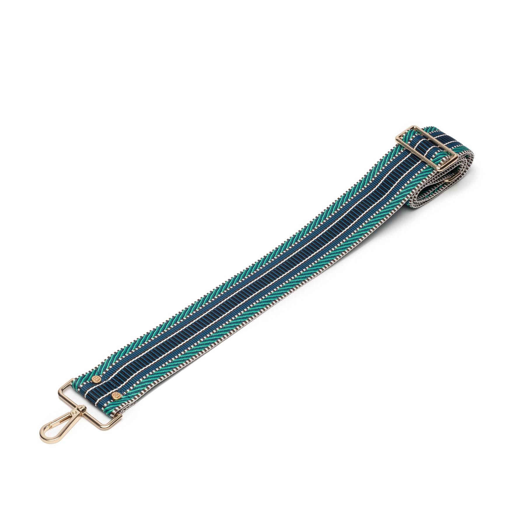 Crossbody Riemen - ﻿Blue Aztec