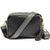 Crossbody Black (Silver Chevron strap)