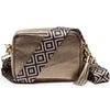 CROSSBODY METALLISCHE BRONZE (BLAUEM DIAMANT RIEMEN)