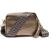 CROSSBODY METALLISCHE BRONZE (BLAUEM DIAMANT RIEMEN)