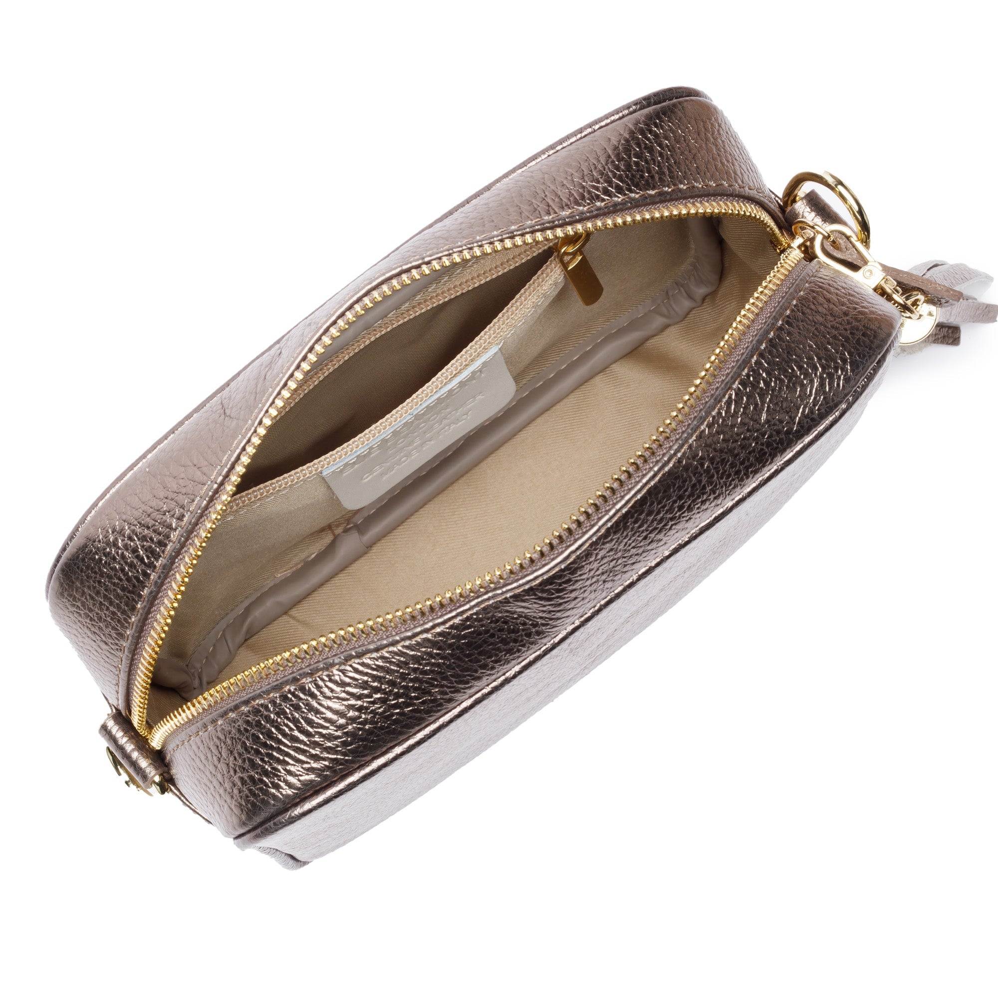 Crossbody Metallic Bronze (Python Strap)
