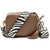 CROSSBODY TAUPE (ZEBRA RIEMEN)