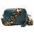 Crossbody Teal (Olive Leopard Strap)