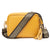 CROSSBODY SENF (GOLD-CHEVRON RIEMEN)