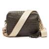 Woven Crossbody Olive (Gold Glam Strap)
