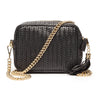 GEWEBTE CROSSBODY SCHWARZ (GOLDKETTE)