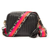 GEWEBTE CROSSBODY AQUA (ARMY STRIPES RIEMEN)