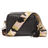 GEWEBTE CROSSBODY SCHWARZ (ROSA CAMOUFLAGE RIEMEN)