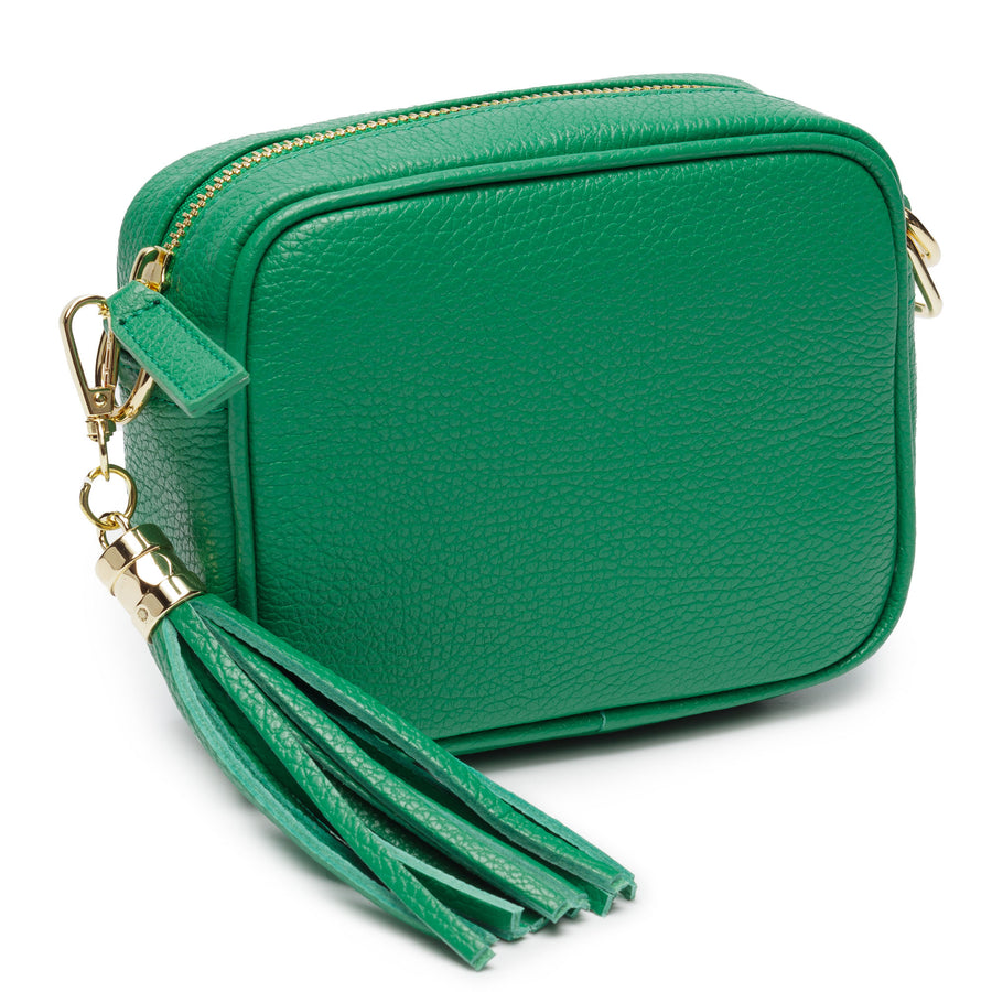 Mini Crossbody Emerald (Green Aztec Strap)