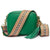 Mini Crossbody Emerald (Green Aztec Strap)