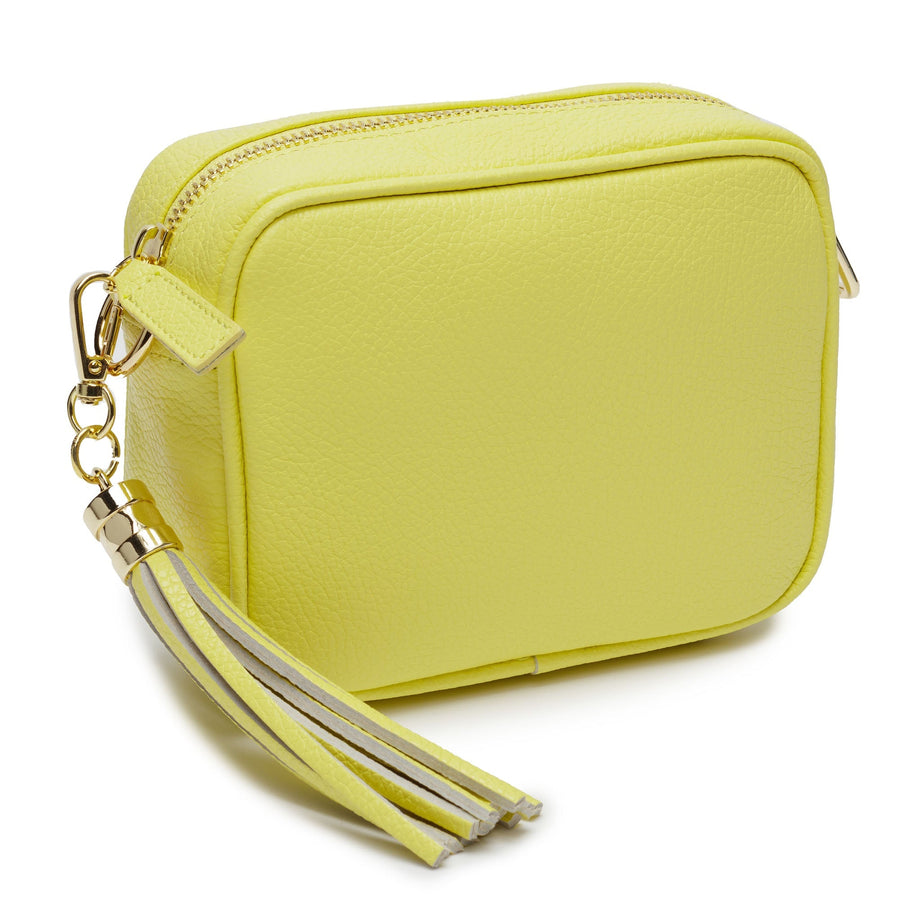 MINI CROSSBODY ZITRONE (PYTHON RIEMEN)