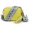 MINI CROSSBODY ZITRONE (PYTHON RIEMEN)