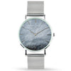Mr Beaumont Carbon Silver Mesh